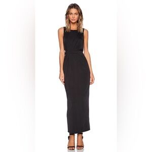 Revolve Bless'ed Are The Meek NWT Cut Out Slinky Long Black Evening Dress 0 $240